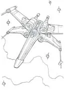Star Wars kleurplaat 1